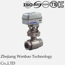 2PC Standard Stainless Steel Motorized Ball Valve with Female Thread